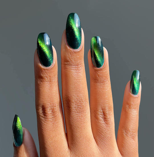 Groene nagellak - Green nail polish - vegan + non-toxic